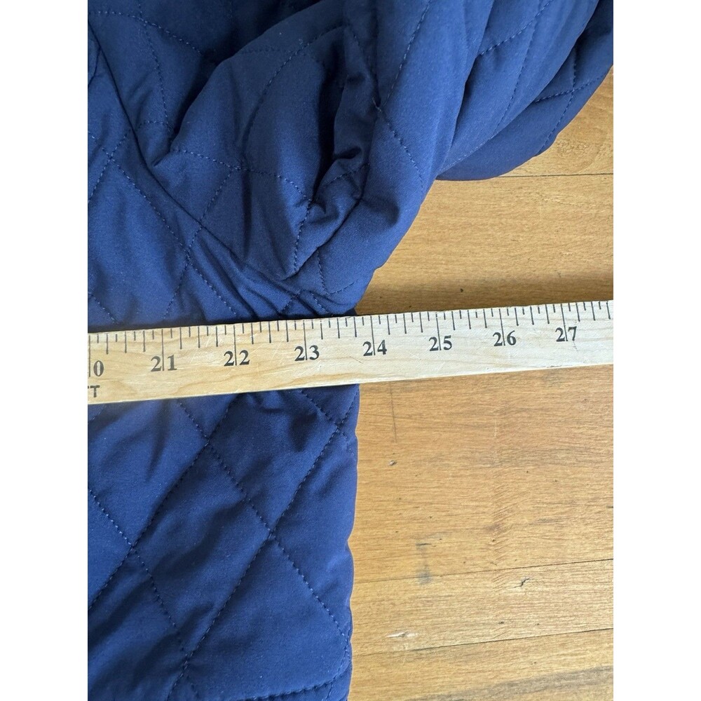 Tommy Hilfiger Quilted Jacket Women's XL Navy Blue Snap Front, Preppy - Picture 11 of 14